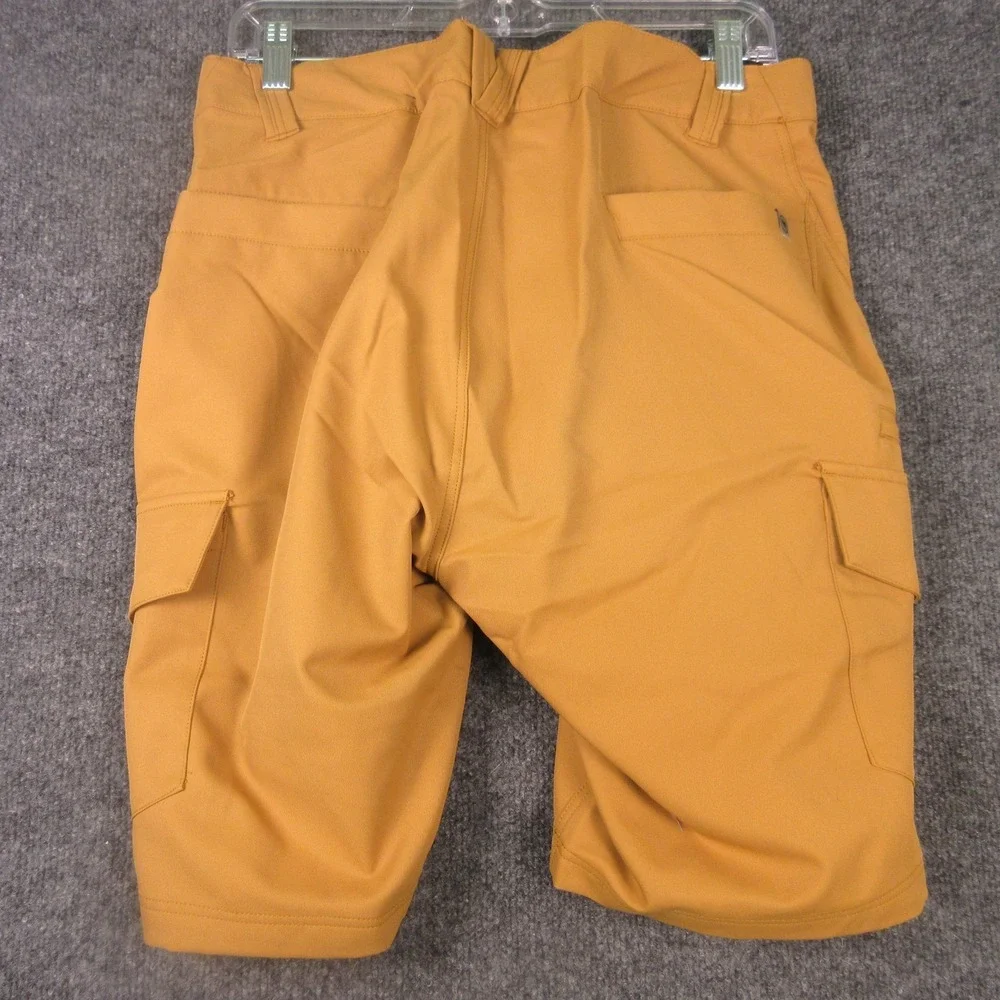 Endura Loop Cargo Cycling Shorts Mens Medium Brown Padded 10 Inseam Pockets‎ MTB